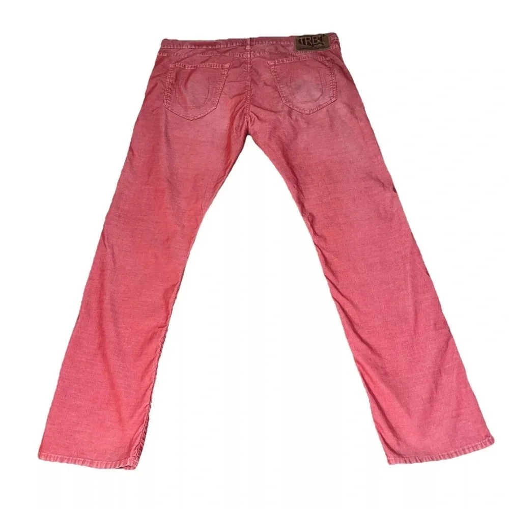 Rare Vintage  2011 True Religion MEN RED GENO Corduroy Pants 38